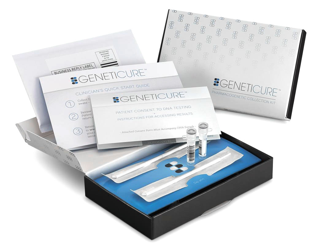 Geneticure kit with literature